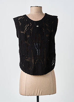 Top sans manche sans manche noir FREEMAN T.PORTER femme