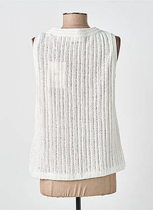 Gilet sans manche coupe cintrée blanc STREET ONE femme
