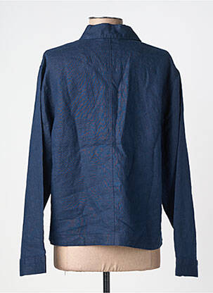 Veste casual poignets boutonnés avec fente bleu WHITE STUFF femme