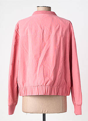 Blouson col v rose STREET ONE femme