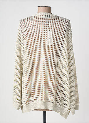 Gilet manches longues stretch argent MOLLY BRACKEN femme