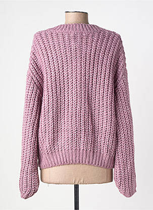 Gilet manches longues col rond violet MOLLY BRACKEN femme