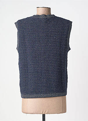Gilet sans manche poches bleu WHITE STUFF femme