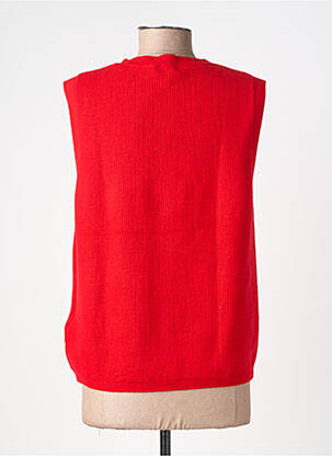 Gilet sans manche coupe cintrée rouge STREET ONE femme
