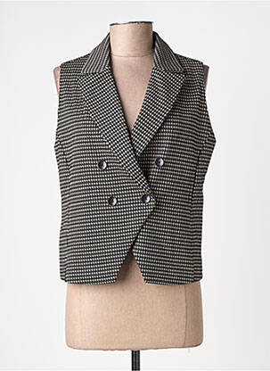 Gilet sans manche coupe cintrée noir SURKANA femme
