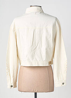 Veste casual poignets boutonnés avec fente beige MOLLY BRACKEN femme