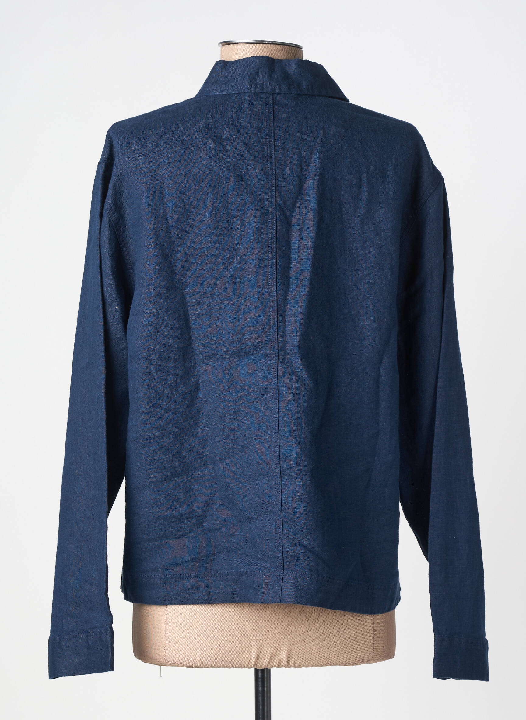 Veste casual poignets boutonnés avec fente bleu WHITE STUFF femme