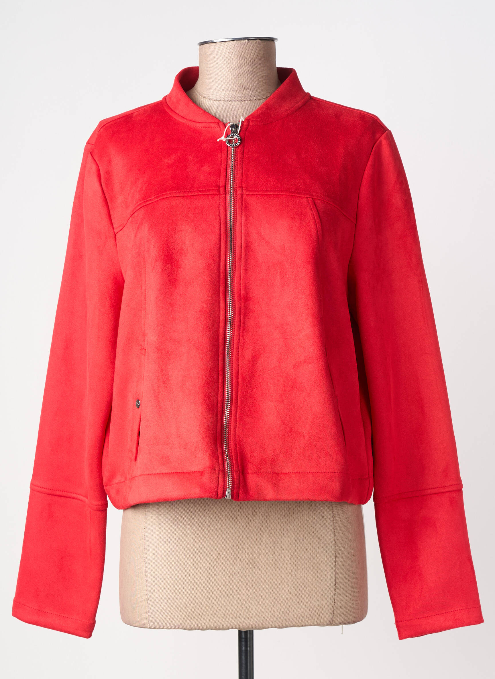 Veste casual poches rouge STREET ONE femme