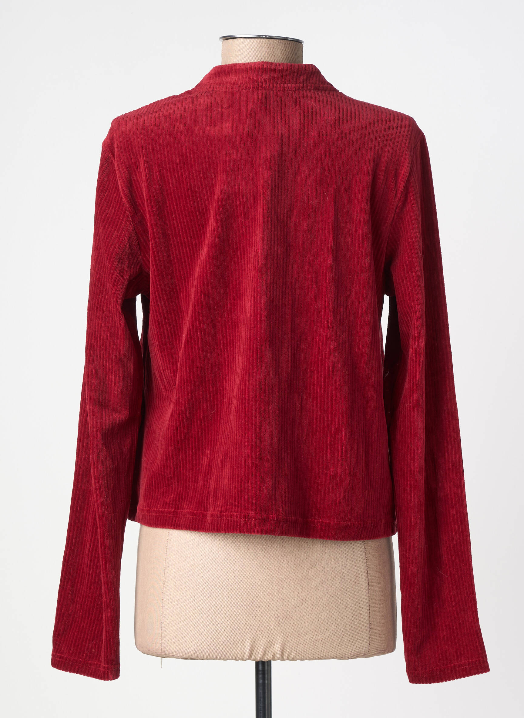 Veste casual poches rouge BLUTSGESCHWISTER femme