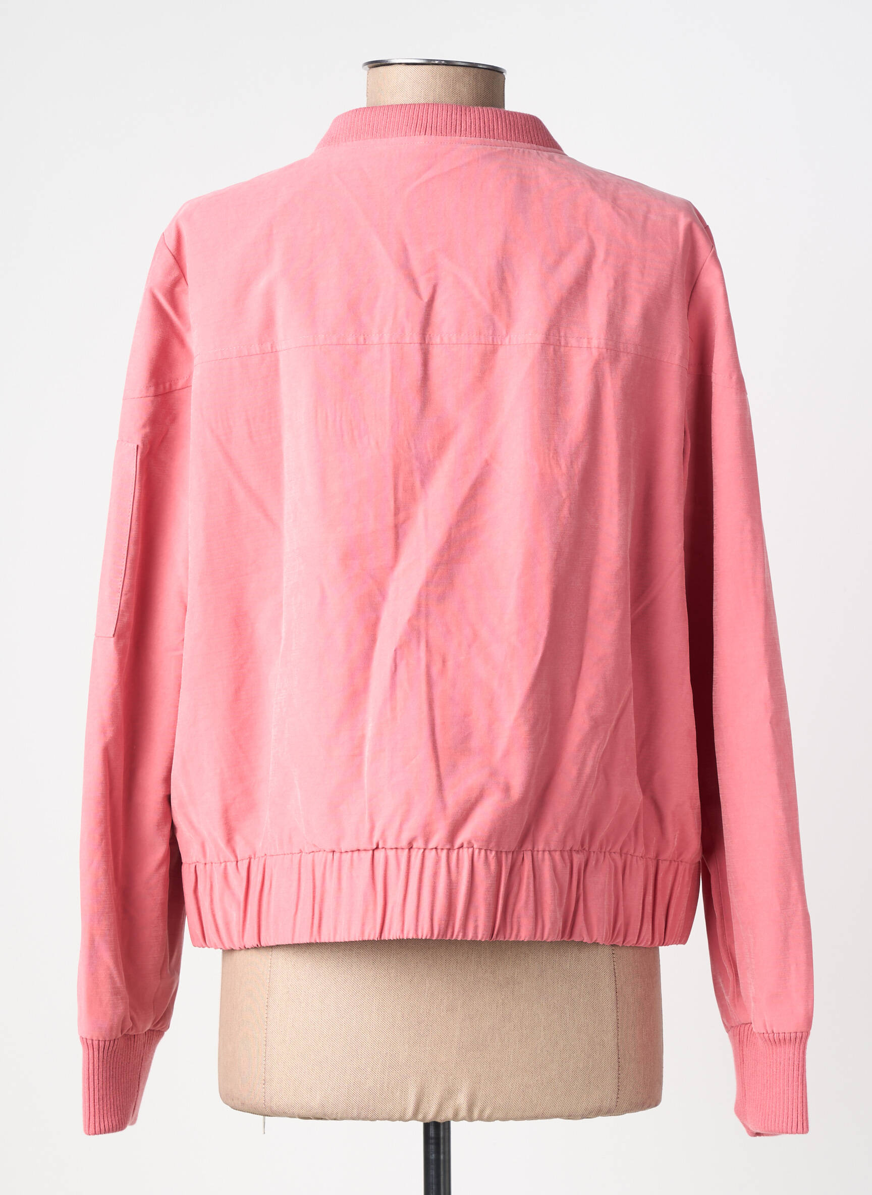 Blouson col v rose STREET ONE femme