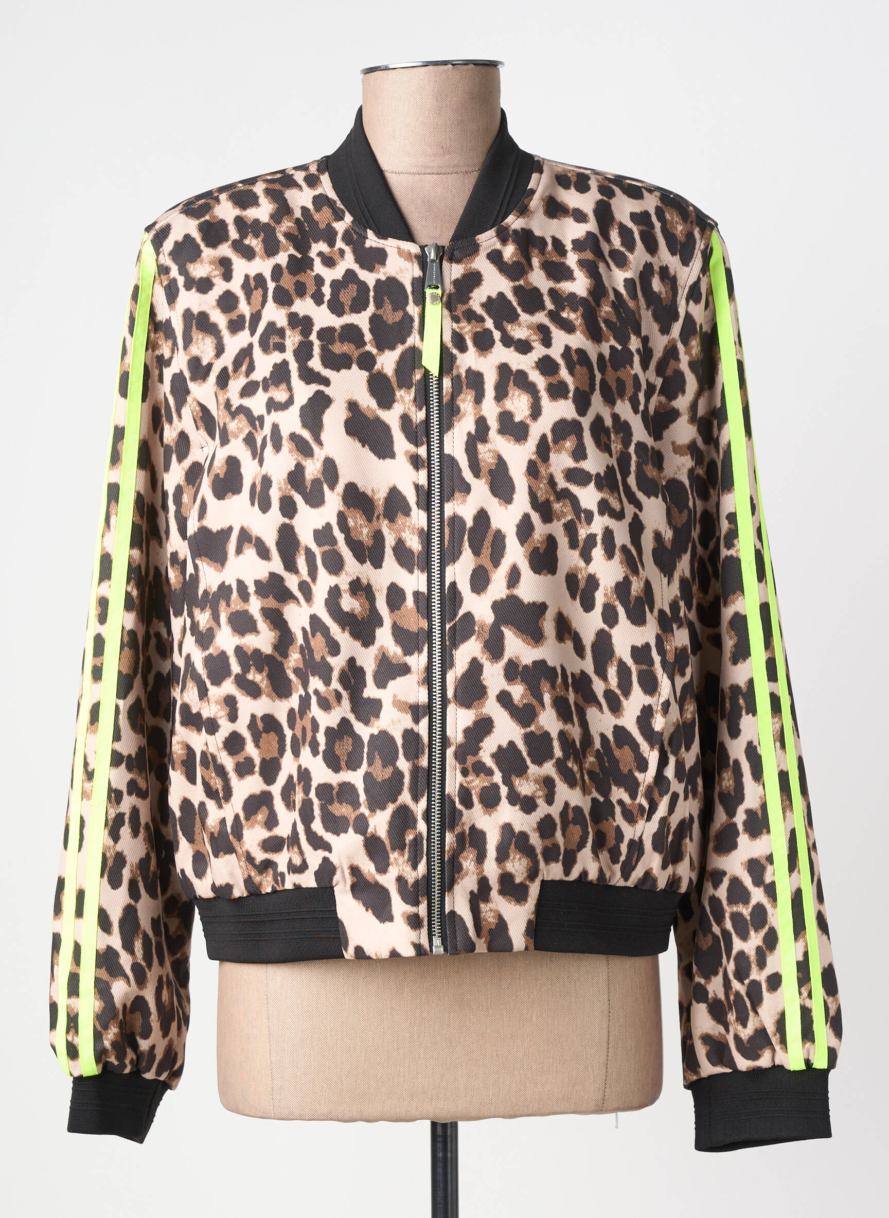 Blouson col v beige RINO & PELLE femme