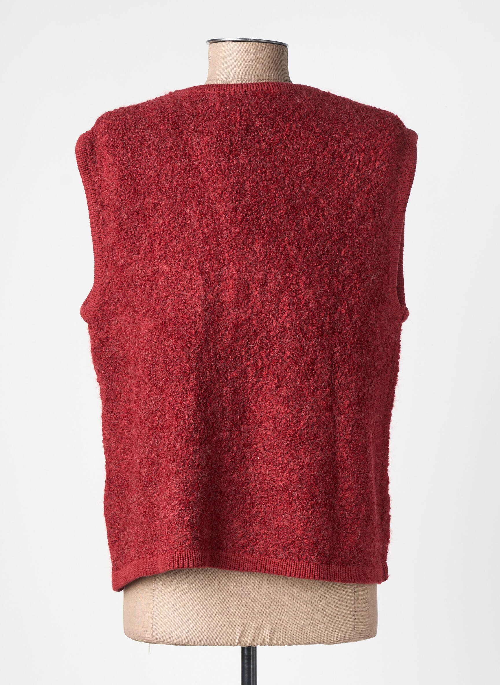 Gilet sans manche coupe cintrée orange ICHI femme