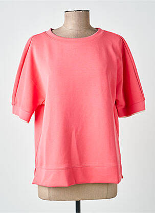 Sweat-shirt stretch manches courtes rose STREET ONE femme