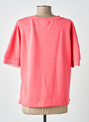 Sweat-shirt stretch manches courtes rose STREET ONE femme