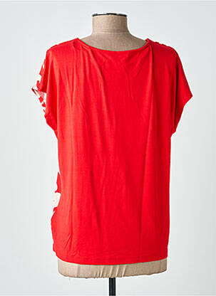T-shirt coupe droite manches courtes rouge STREET ONE femme