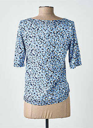 T-shirt stretch manches courtes bleu WHITE STUFF femme