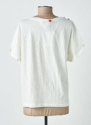 T-shirt coupe droite manches courtes beige FREEMAN T.PORTER femme