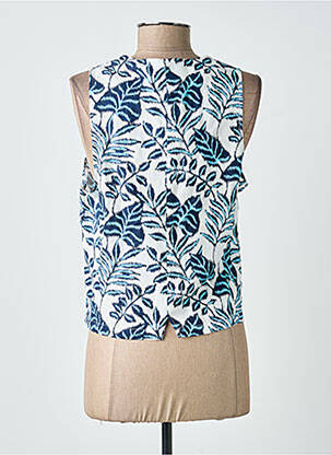 Gilet sans manche coupe cintrée bleu SURKANA femme