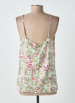 Top stretch fines bretelles vert FREEMAN T.PORTER femme