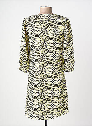 Robe courte manches 3/4 manches 3/4 vert FREEMAN T.PORTER femme