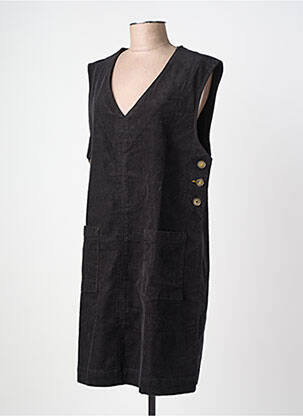 Robe mi-longue sans manche sans manche noir WHITE STUFF femme