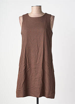 Robe courte sans manche sans manche marron TIFFOSI femme