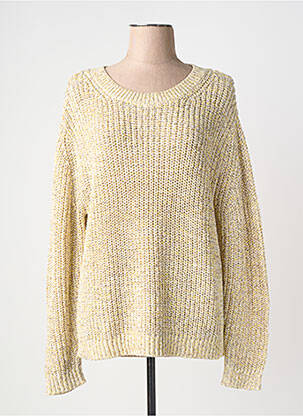 Pull coupe droite manches longues jaune STREET ONE femme