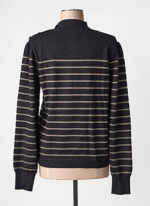 Pull stretch manches longues noir FREEMAN T.PORTER femme