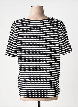 Pull coupe droite manches courtes noir STREET ONE femme