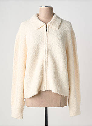 Gilet manches longues stretch beige #127344 femme