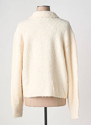 Gilet manches longues stretch beige #127344 femme