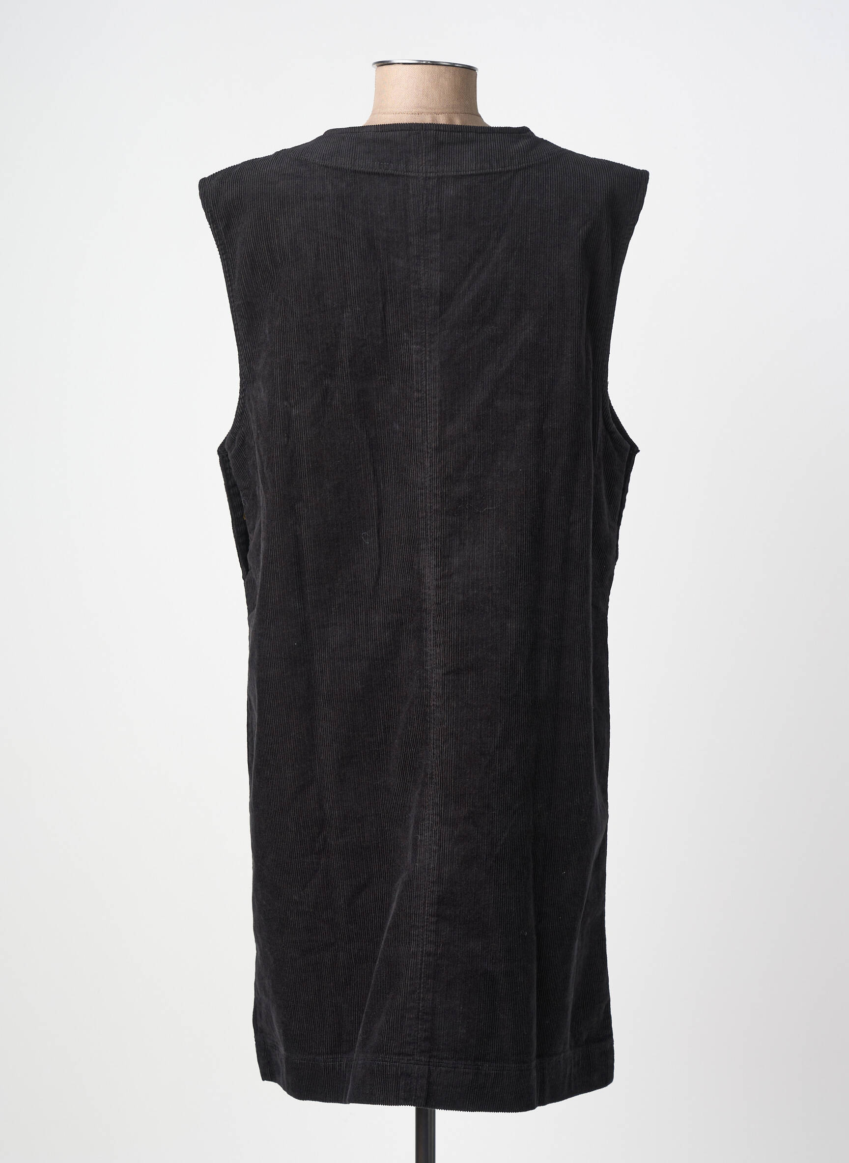 Robe mi-longue sans manche sans manche noir WHITE STUFF femme