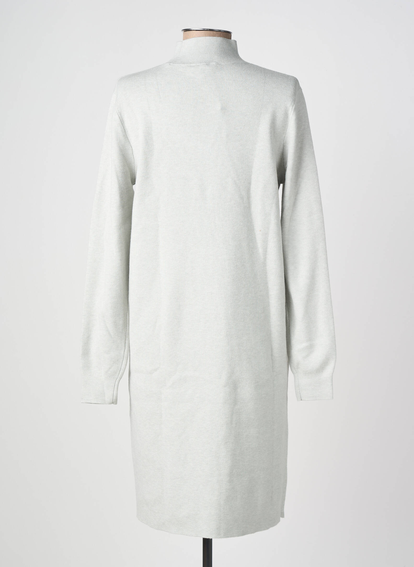 Robe pull coupe droite manches longues gris STREET ONE femme
