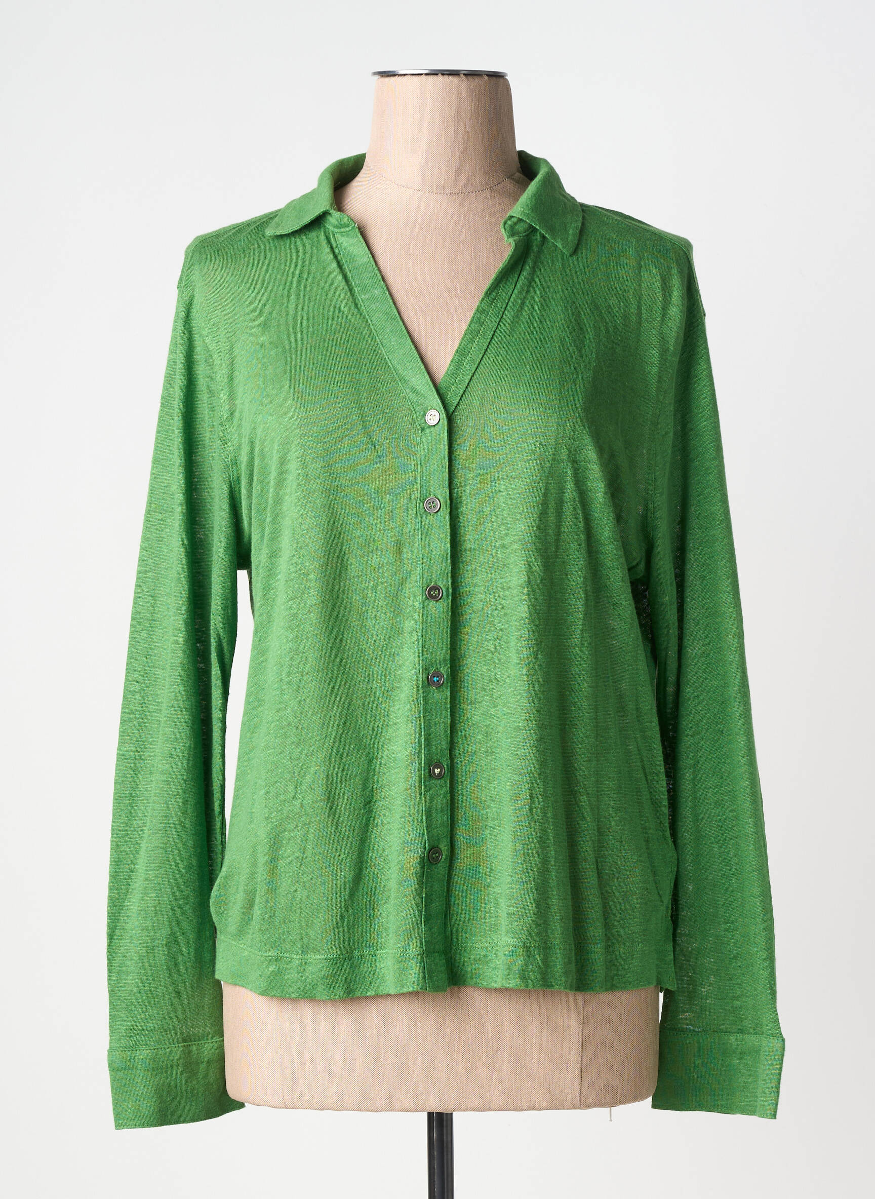 T-shirt manches longues manches longues vert WHITE STUFF femme