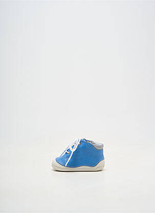 Baskets fermeture lacets bout rond bleu BABYBOTTE garçon