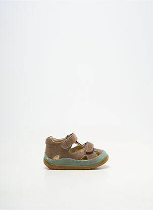 Sandales/nu pieds bout rond bout rond marron FALCOTTO garçon