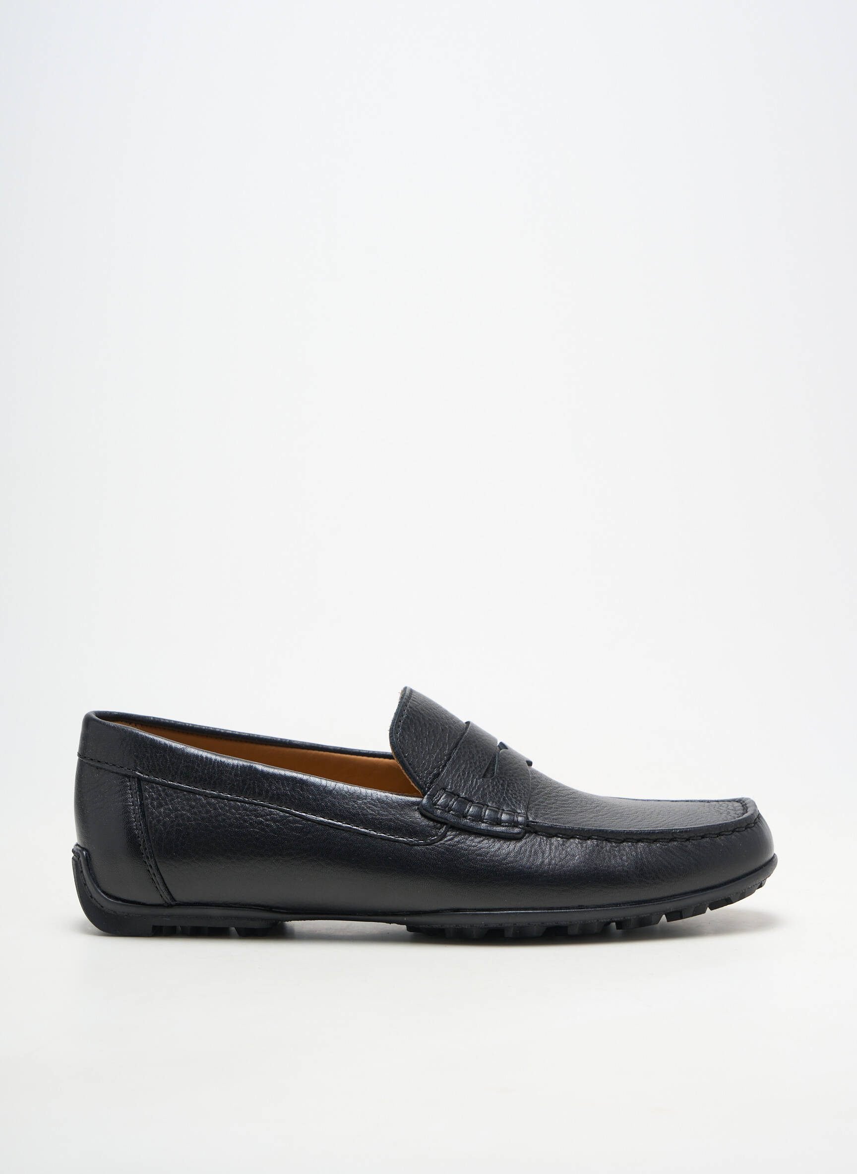 Mocassins bout carré bout carré noir GEOX homme