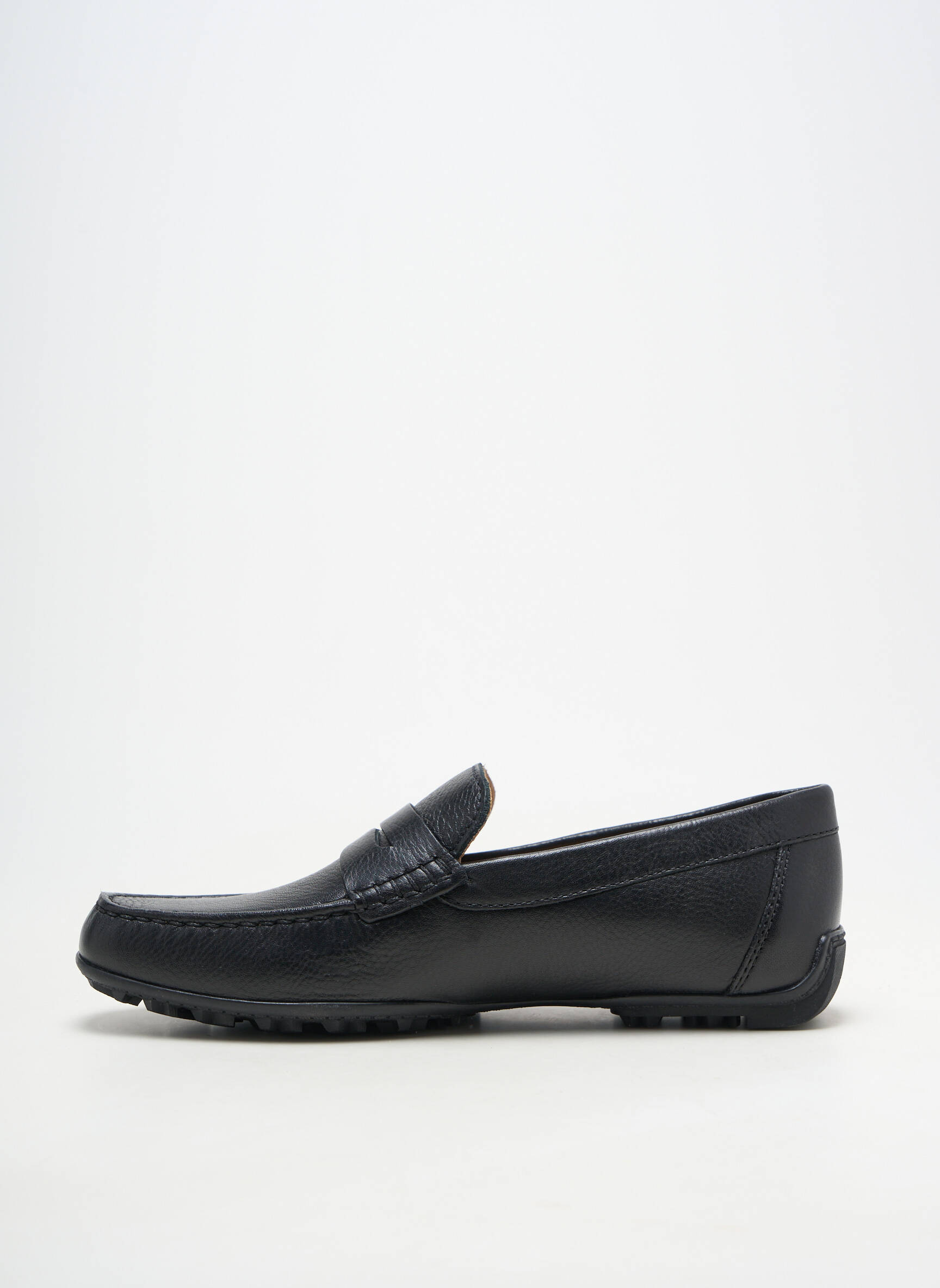 Mocassins bout carré bout carré noir GEOX homme