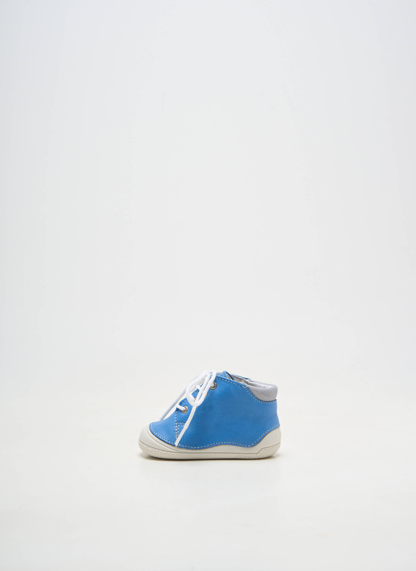 Baskets fermeture lacets bout rond bleu BABYBOTTE garçon