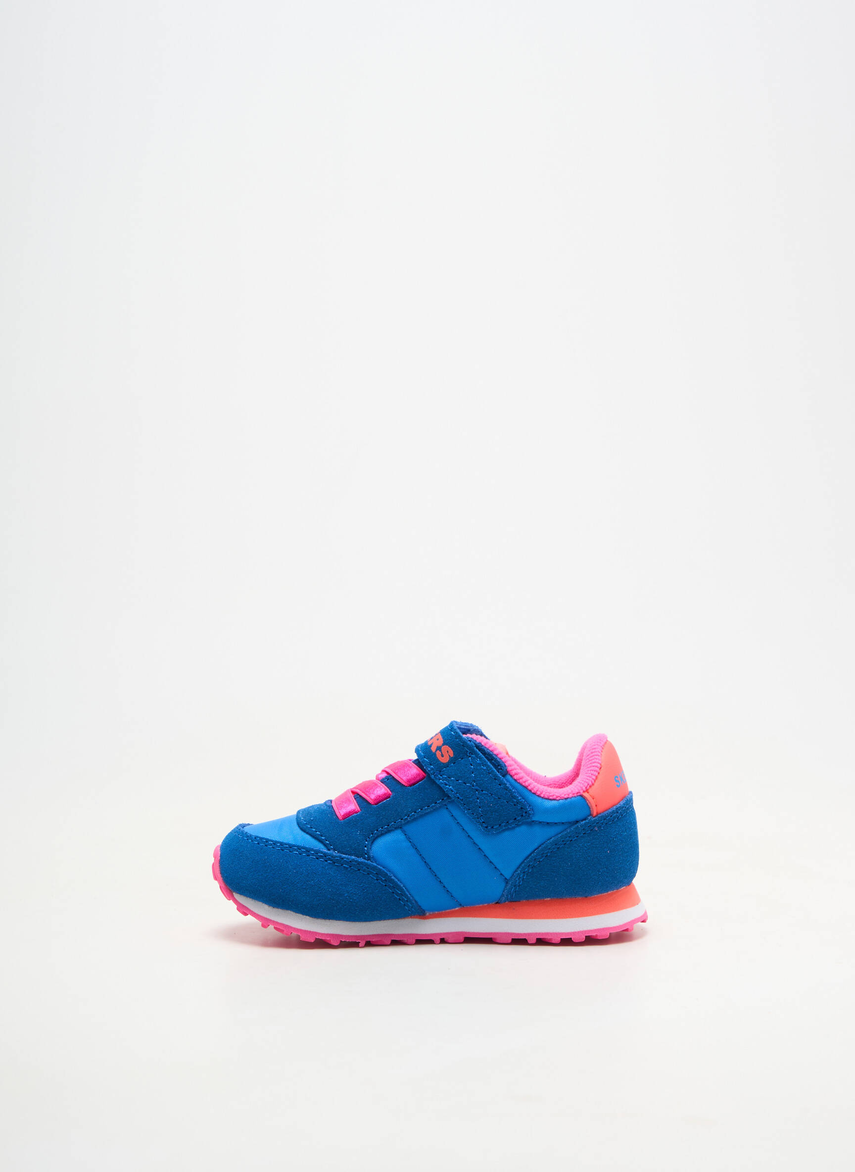 Baskets fermeture scratch bout rond bleu SKECHERS fille