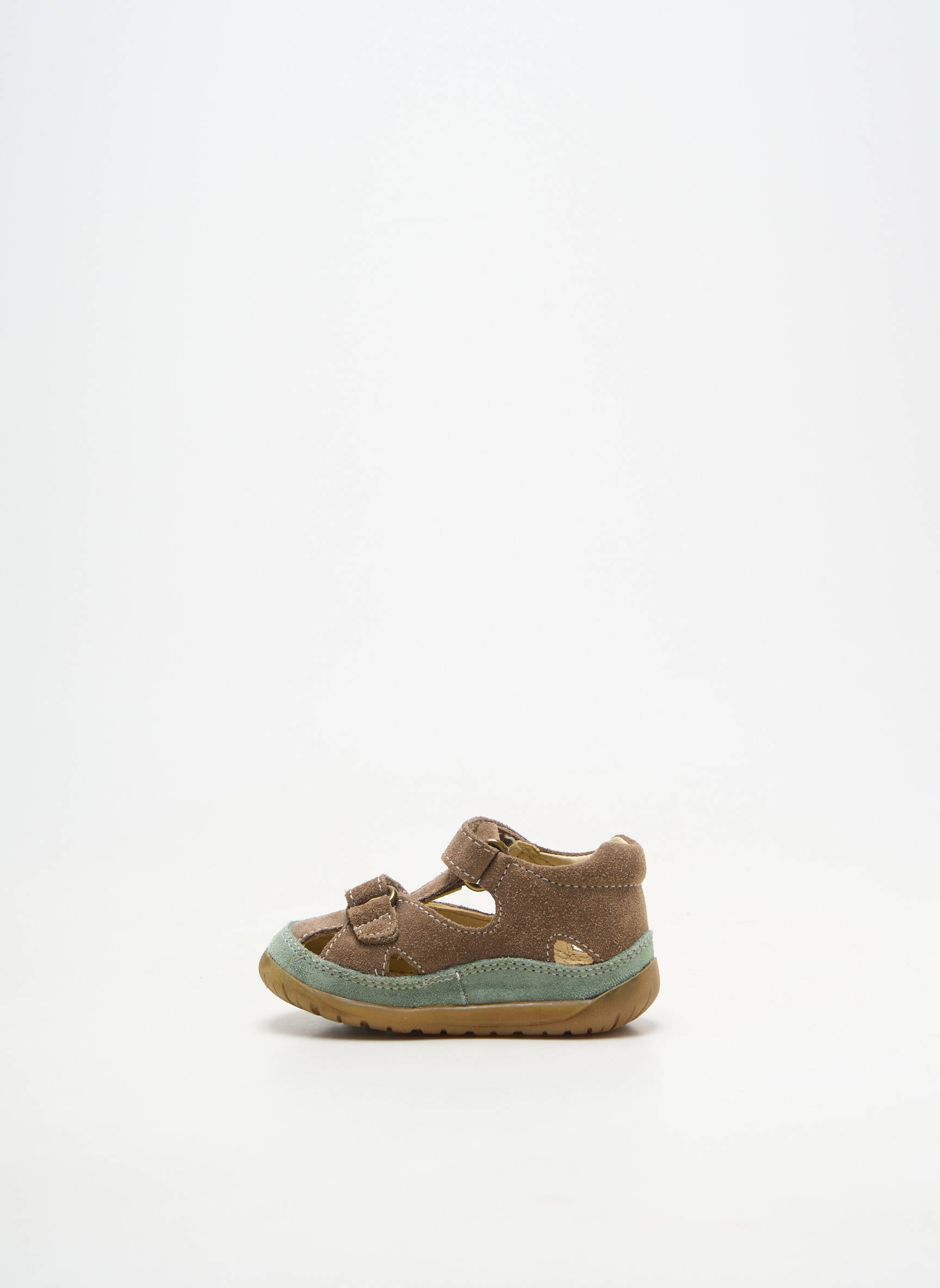 Sandales/nu pieds bout rond bout rond marron FALCOTTO garçon