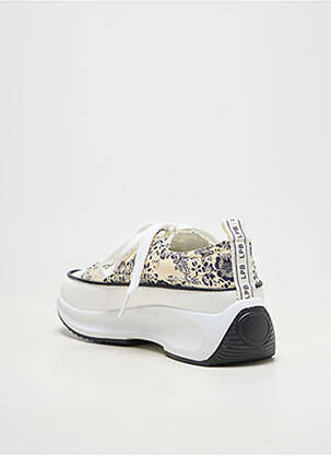 Baskets plateforme talon de 4 à 6cm blanc LPB LES PETITES BOMBES  femme