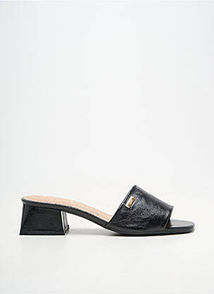 Mules/sabots matière lisse talon de 4 à 6cm noir LPB LES PETITES BOMBES  femme