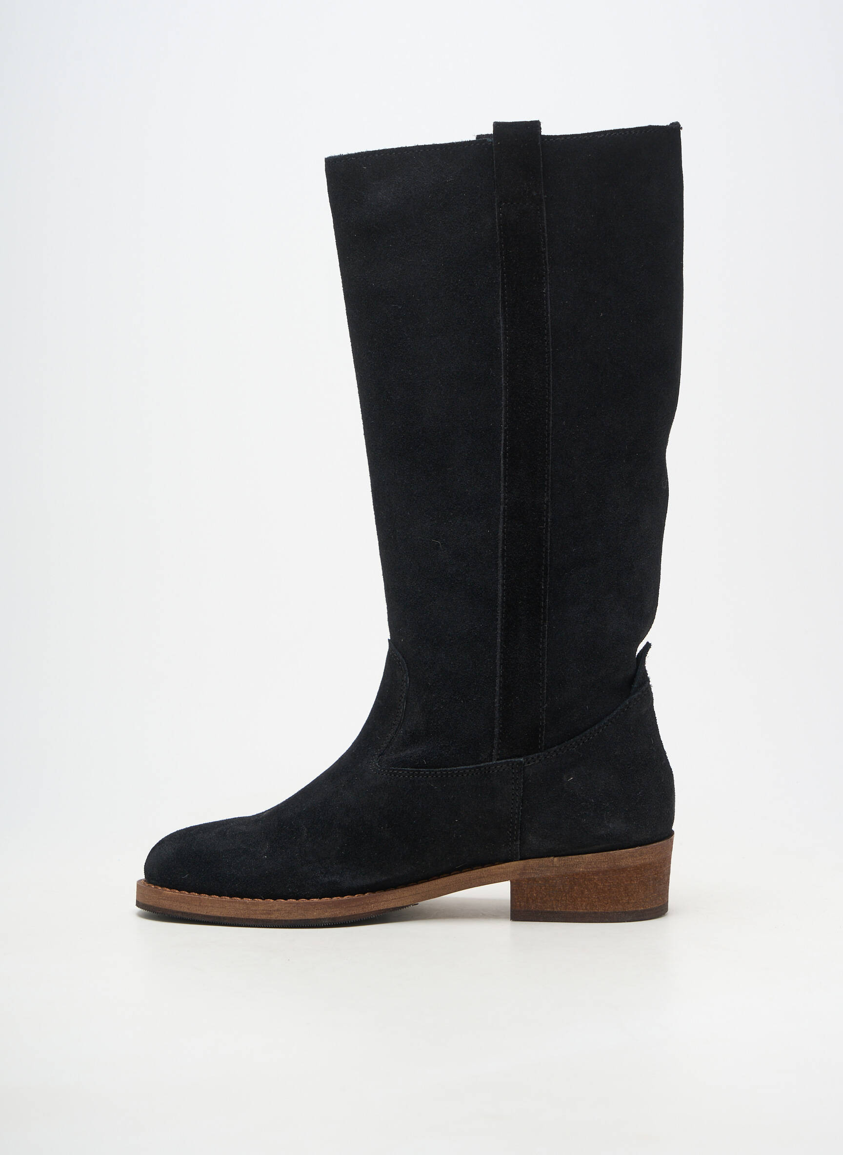 Bottes bout rond talon de 4 à 6cm noir LES TROPEZIENNES PAR M.BELARBI femme