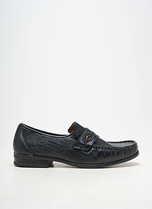 Mocassins matière lisse talon bas noir CASANOVA homme