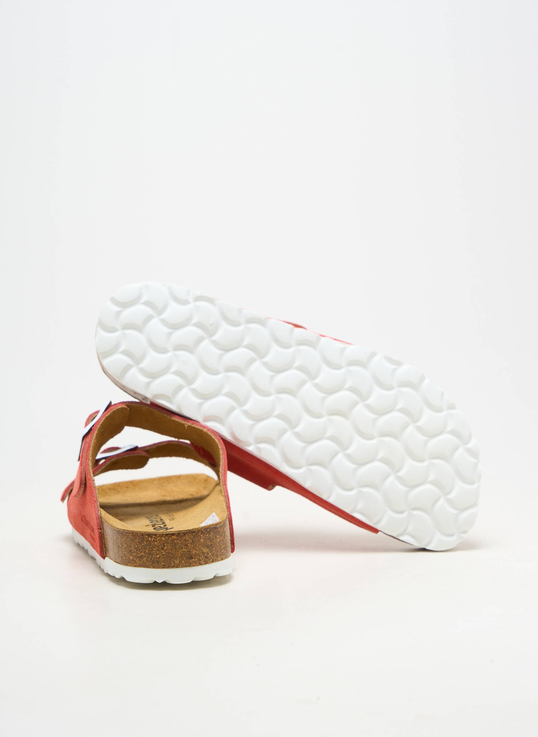 Mules/sabots bout ouvert talon plat jusqu'à 3cm rouge LES TROPEZIENNES PAR M.BELARBI femme