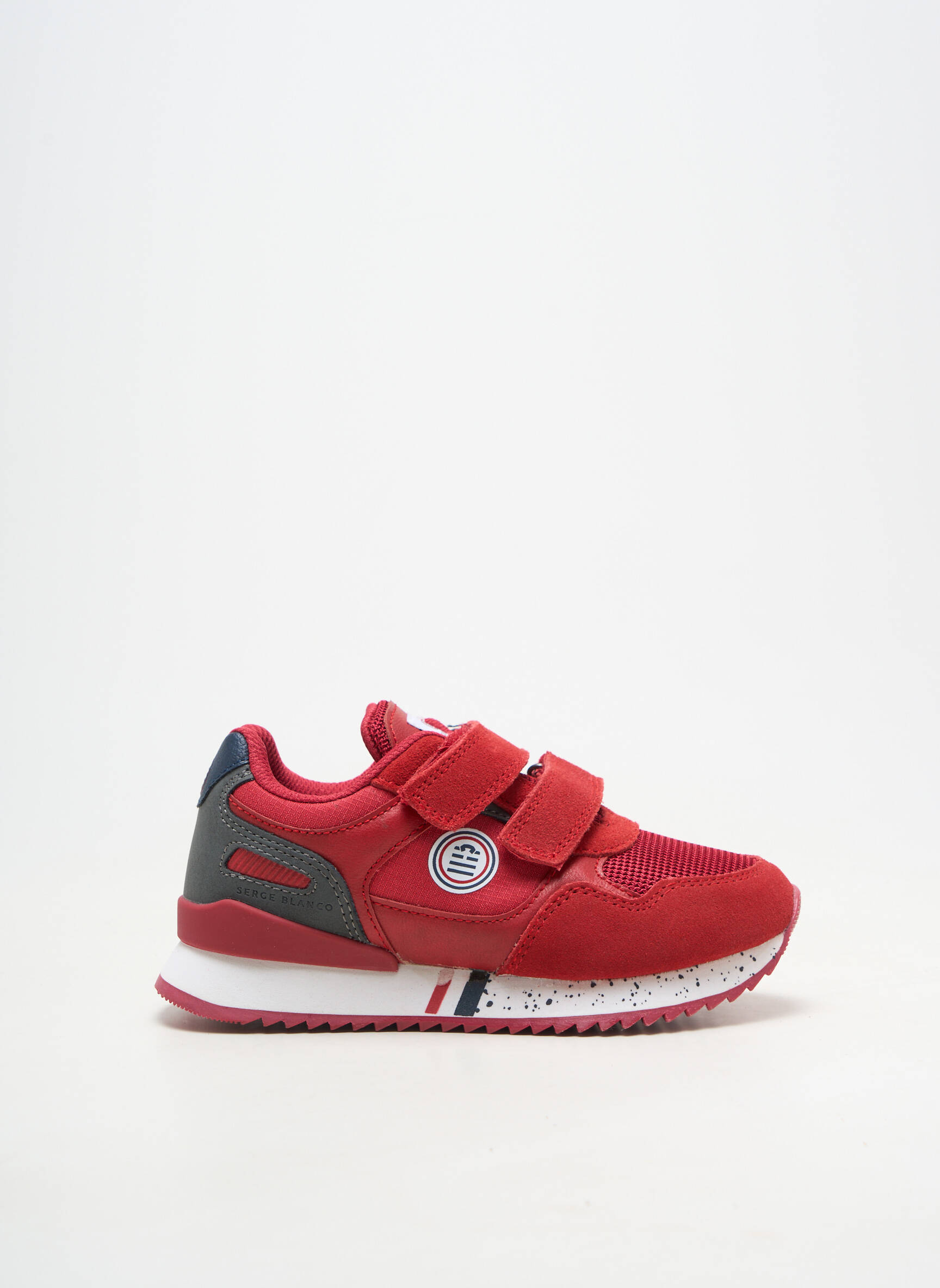 Baskets bout rond bout rond rouge SERGE BLANCO garçon