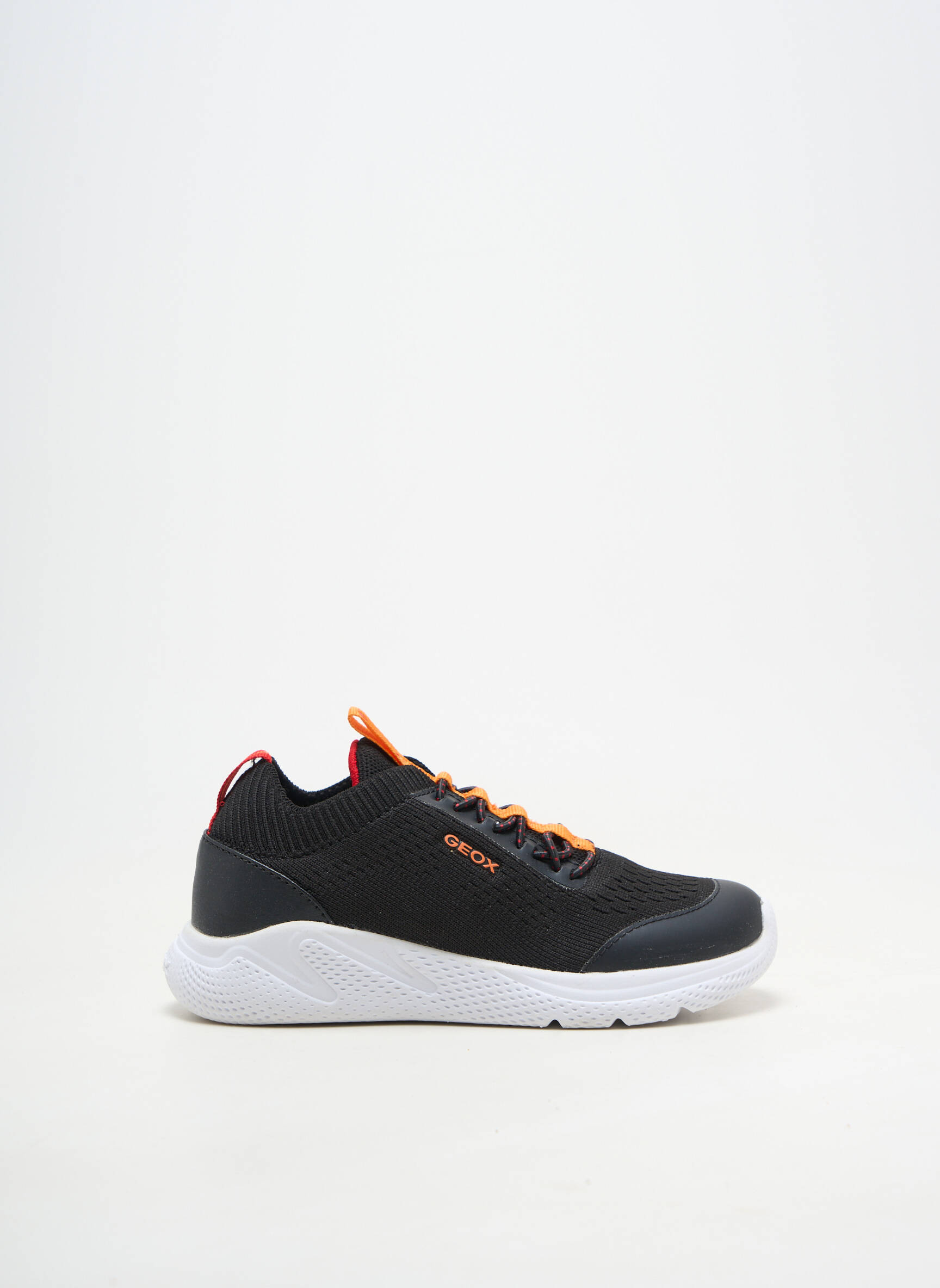 Baskets fermeture elastique bout rond noir GEOX garçon