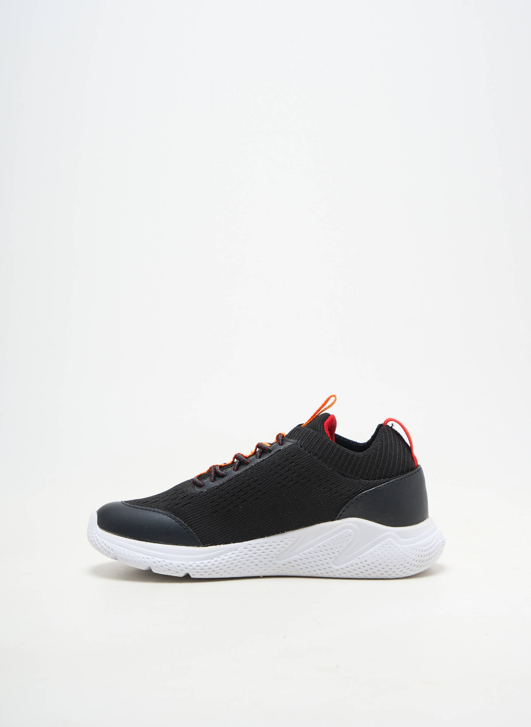 Baskets fermeture elastique bout rond noir GEOX garçon