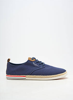 Baskets bout rond bout rond bleu PEPE JEANS homme